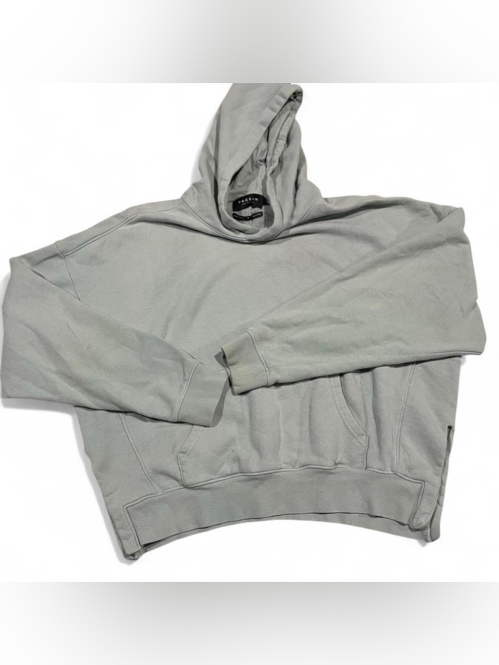 PacSun Oversized Heavyweight Hoodie - Pastel Teal / Sage Green - Medium